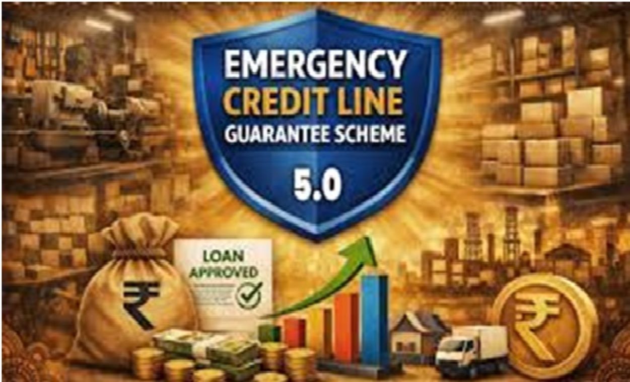 Emergency Credit Line Guarantee Scheme (ECLGS) 5.0 is a government-backed credit guarantee scheme approved by the Union Cabinet